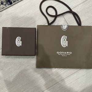 Goyard small box with a bag